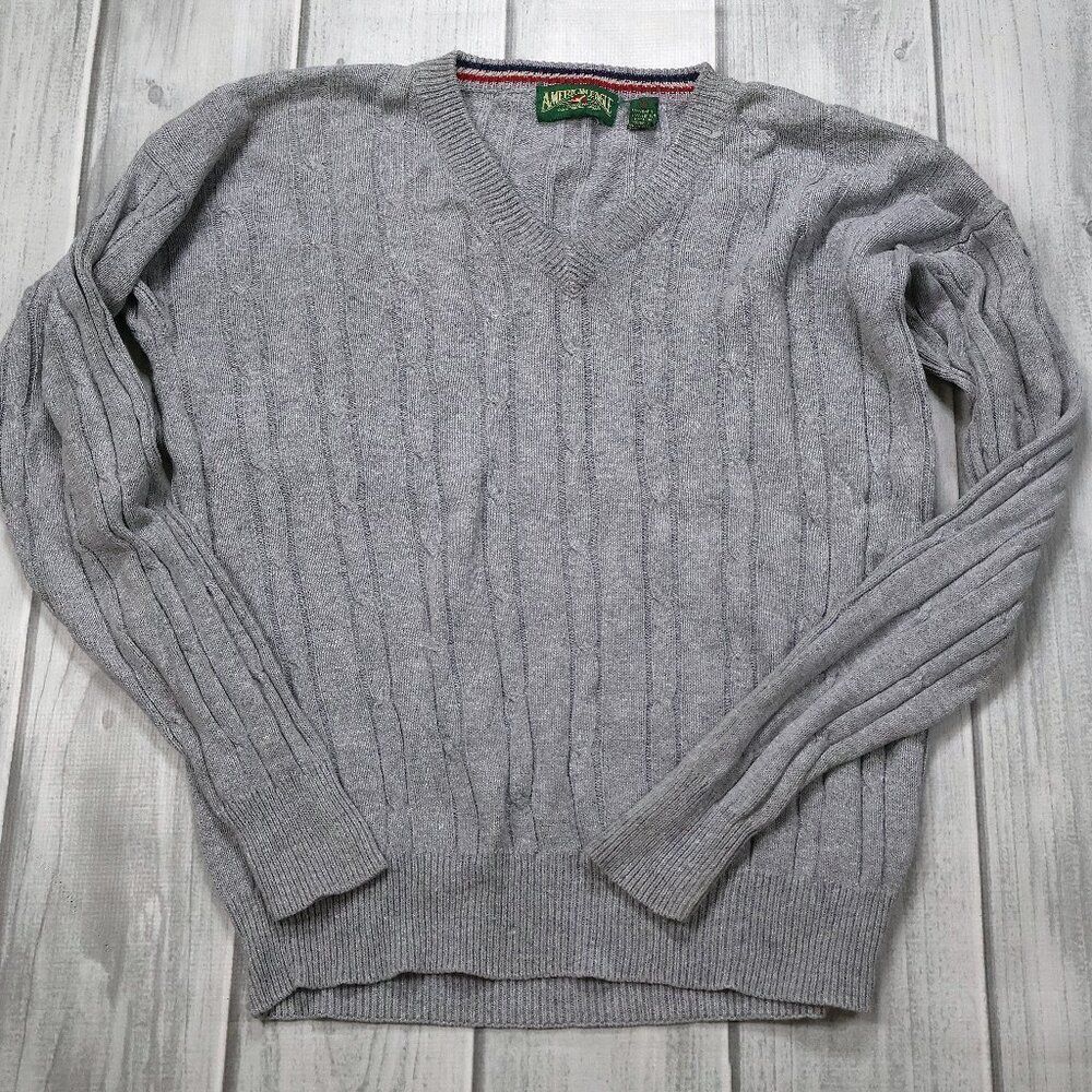 Vintage American Eagle Outfitters Ramie Cotton Blend Heavyweight Sweater - Men's